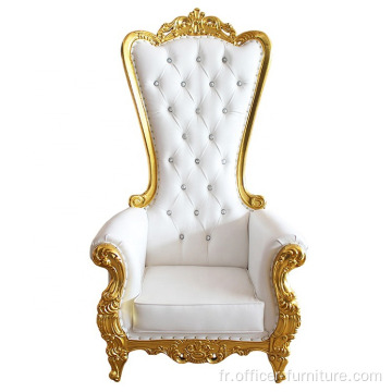 Chaise de banquet de luxe de l&#39;hôtel de mariage à dossier élevé